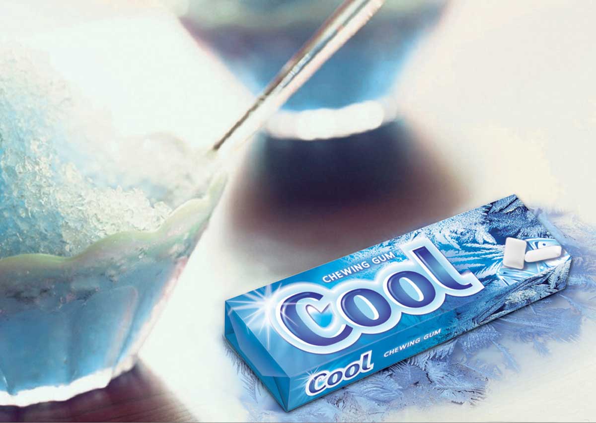 cool gum ice design