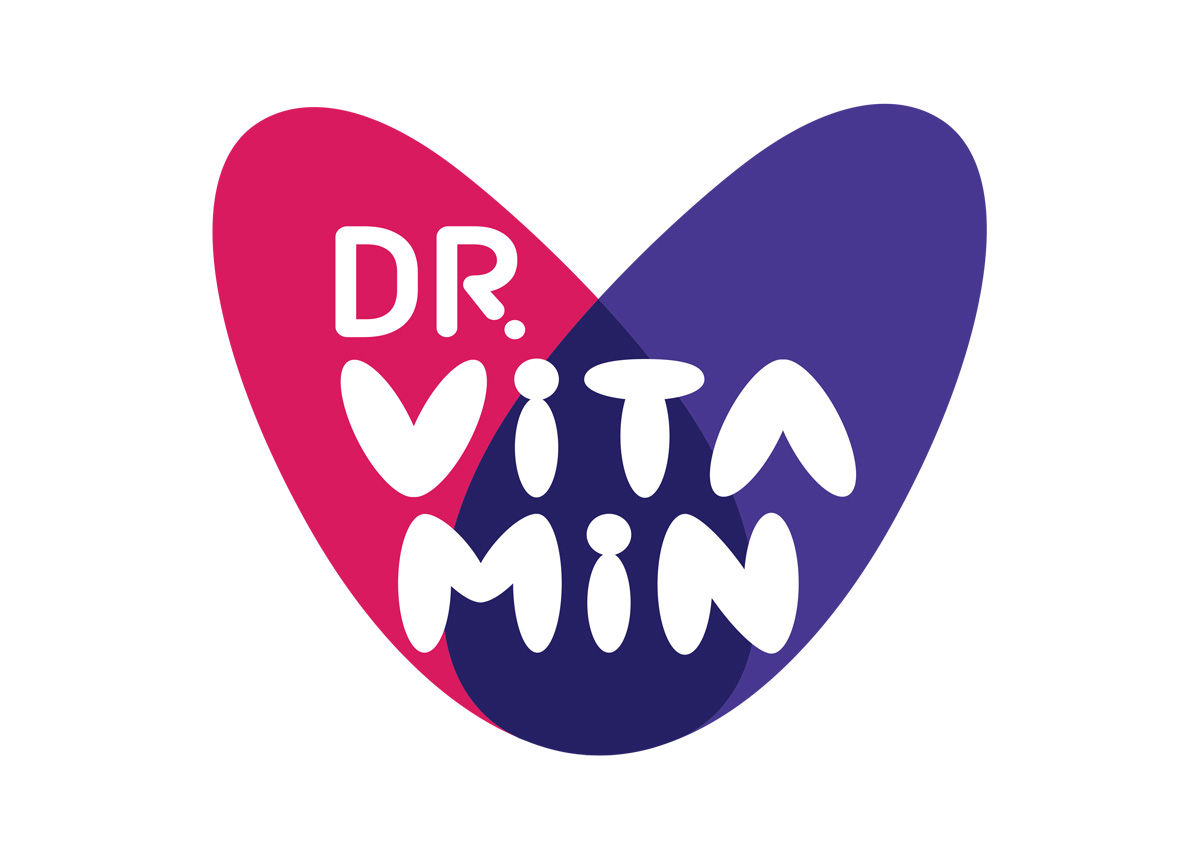 doctor vitamin logo inoveo branding
